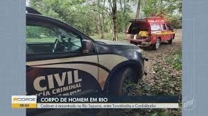 Corpo em decomposição é encontrado no Rio Sapucaí, entre Turvolândia e Cordislândia, MG