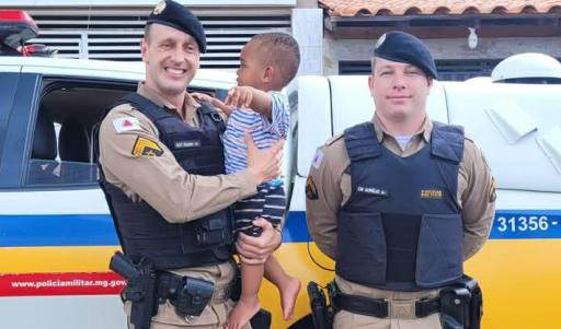 Atuação rápida da Polícia Militar salva criança em Nepomuceno